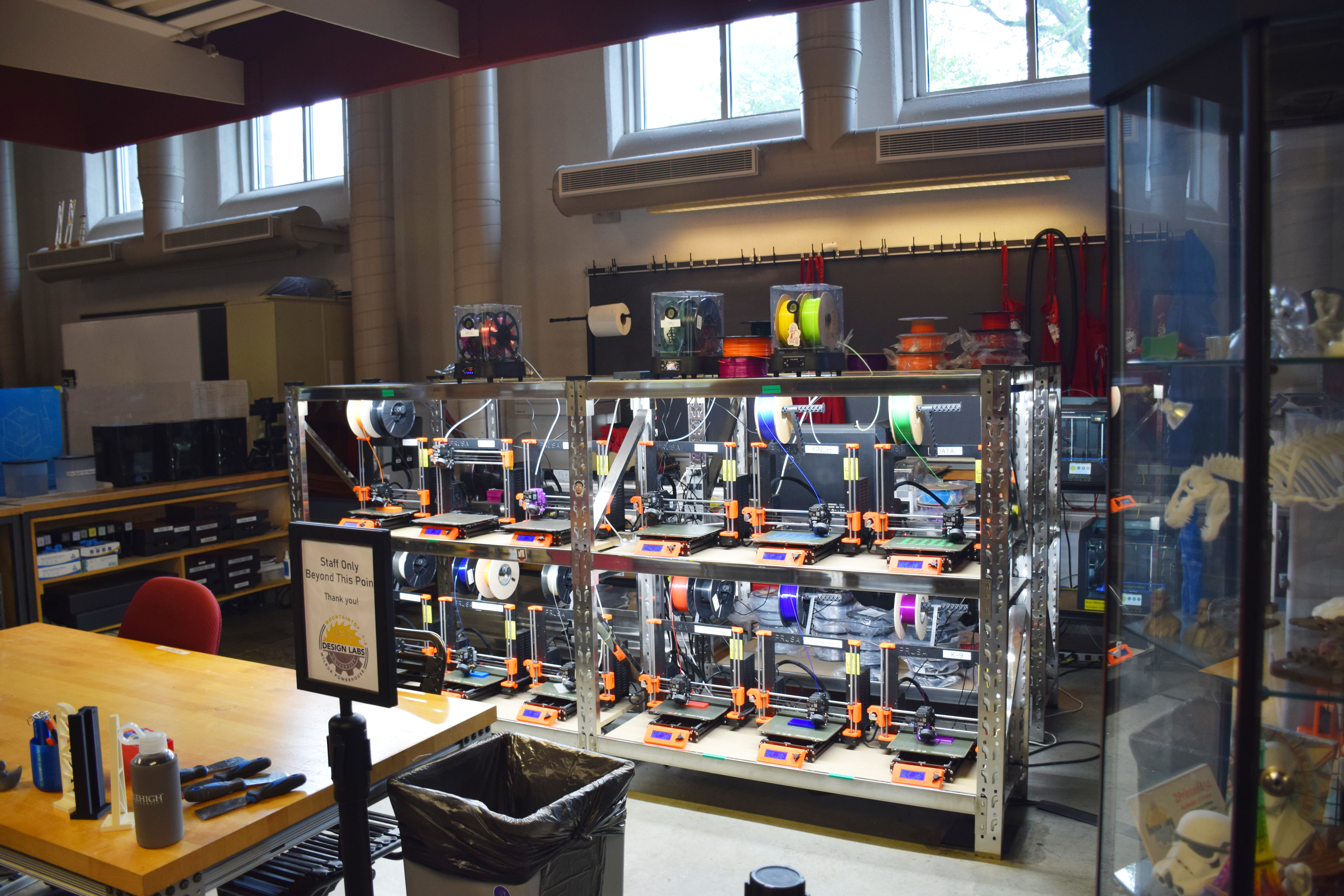 Angle View of Prusa Printers