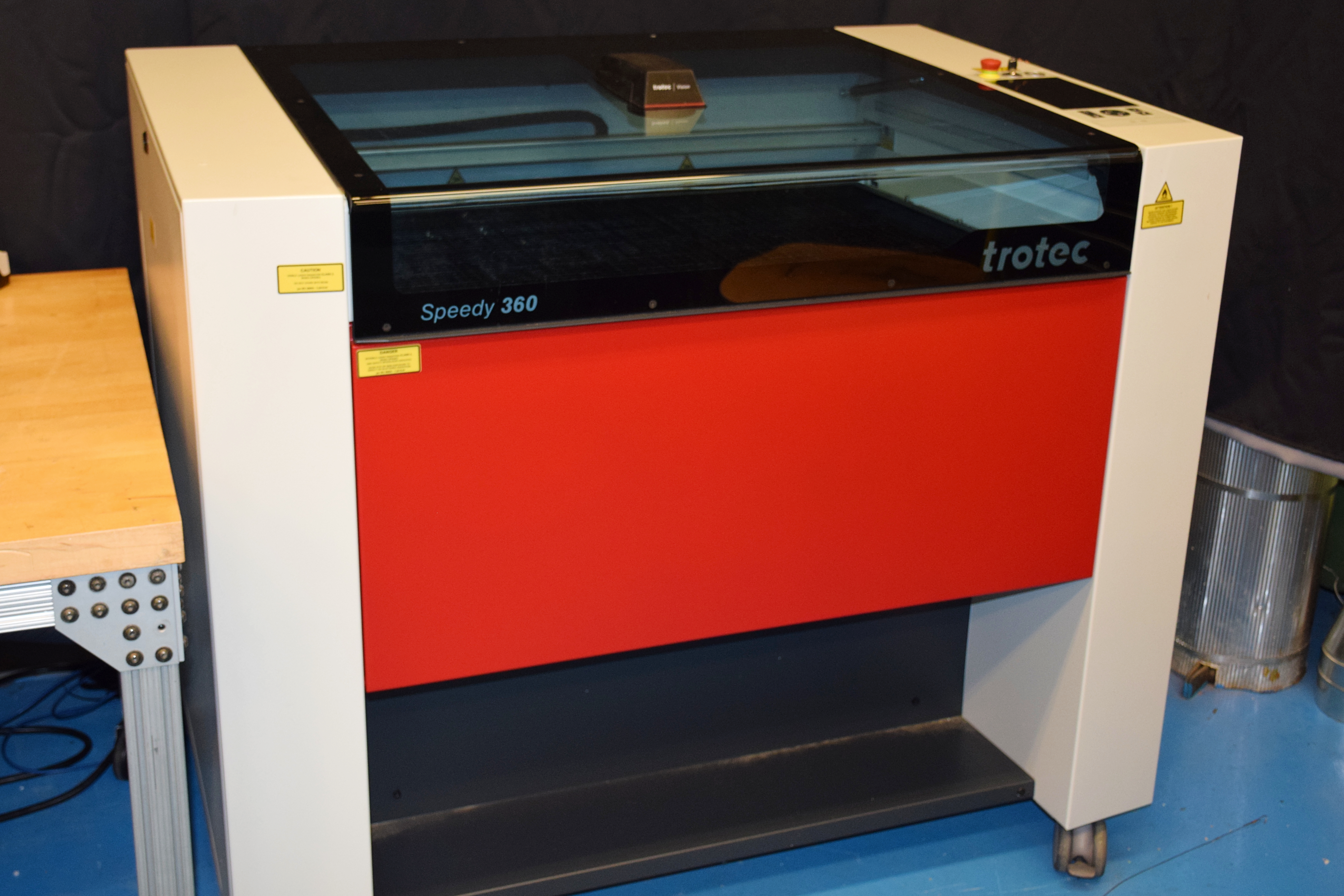 Angle View of Large Laser Cutter with Lid Closed