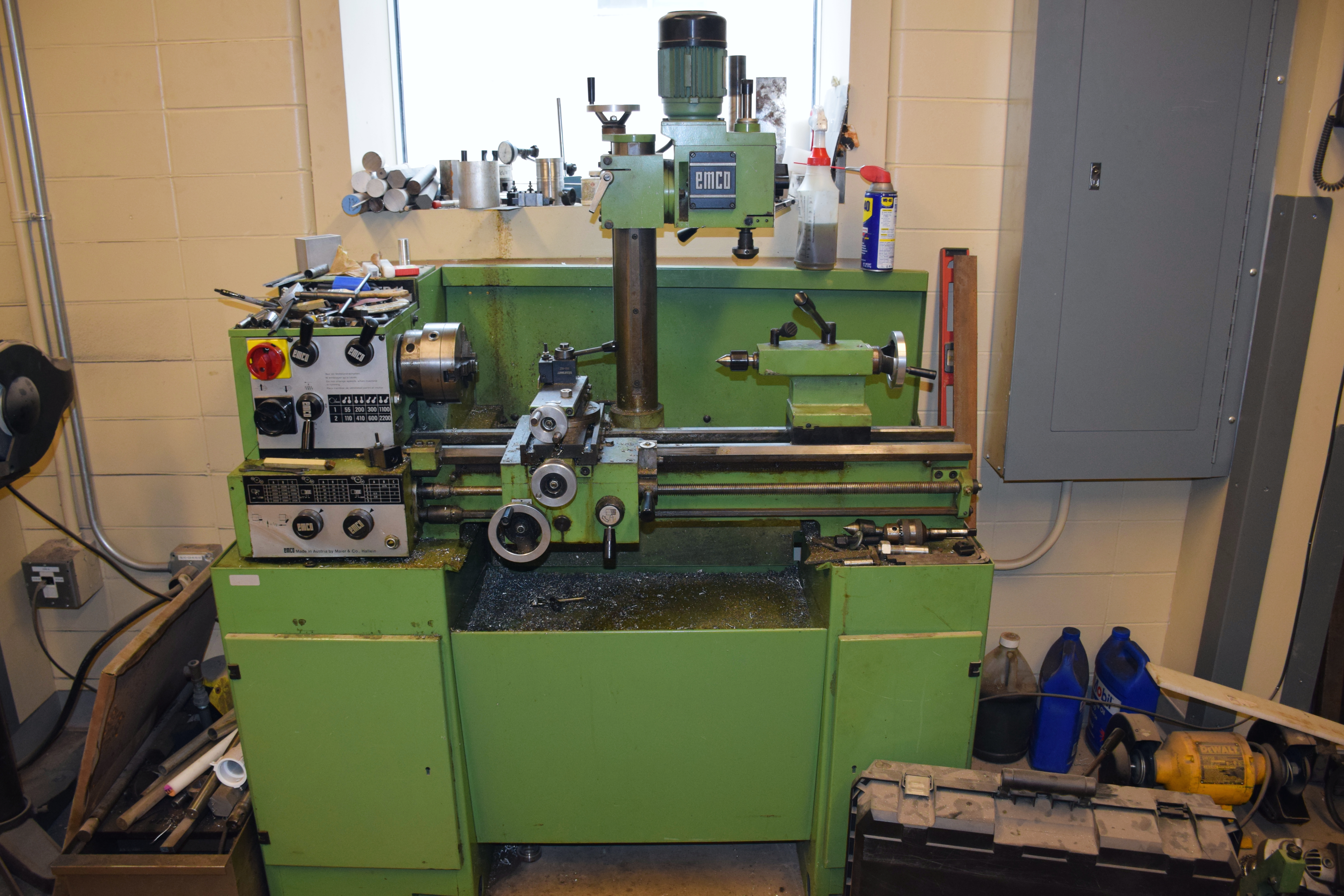 Large Green Lathe
