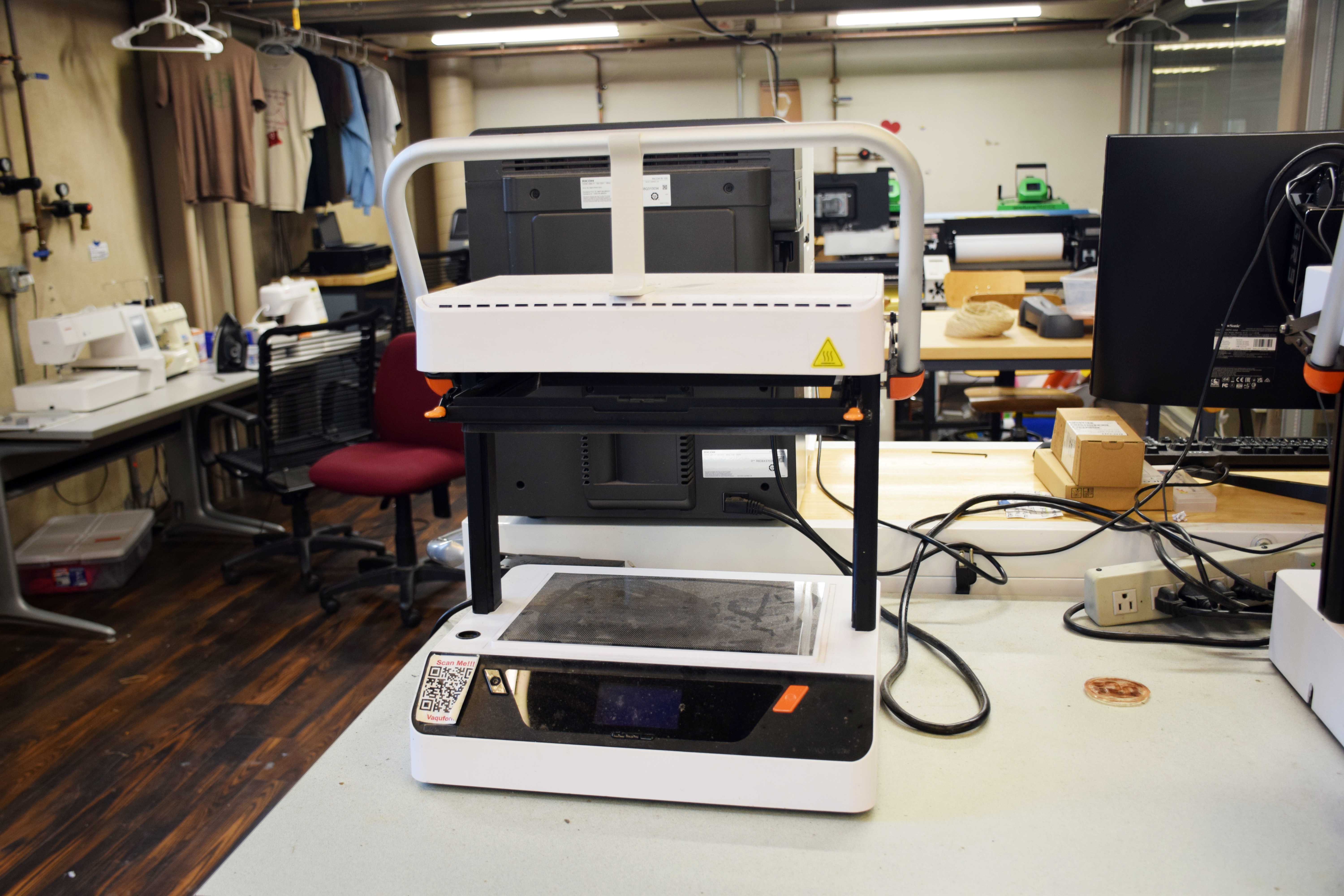 White Vaquform machine on a Table