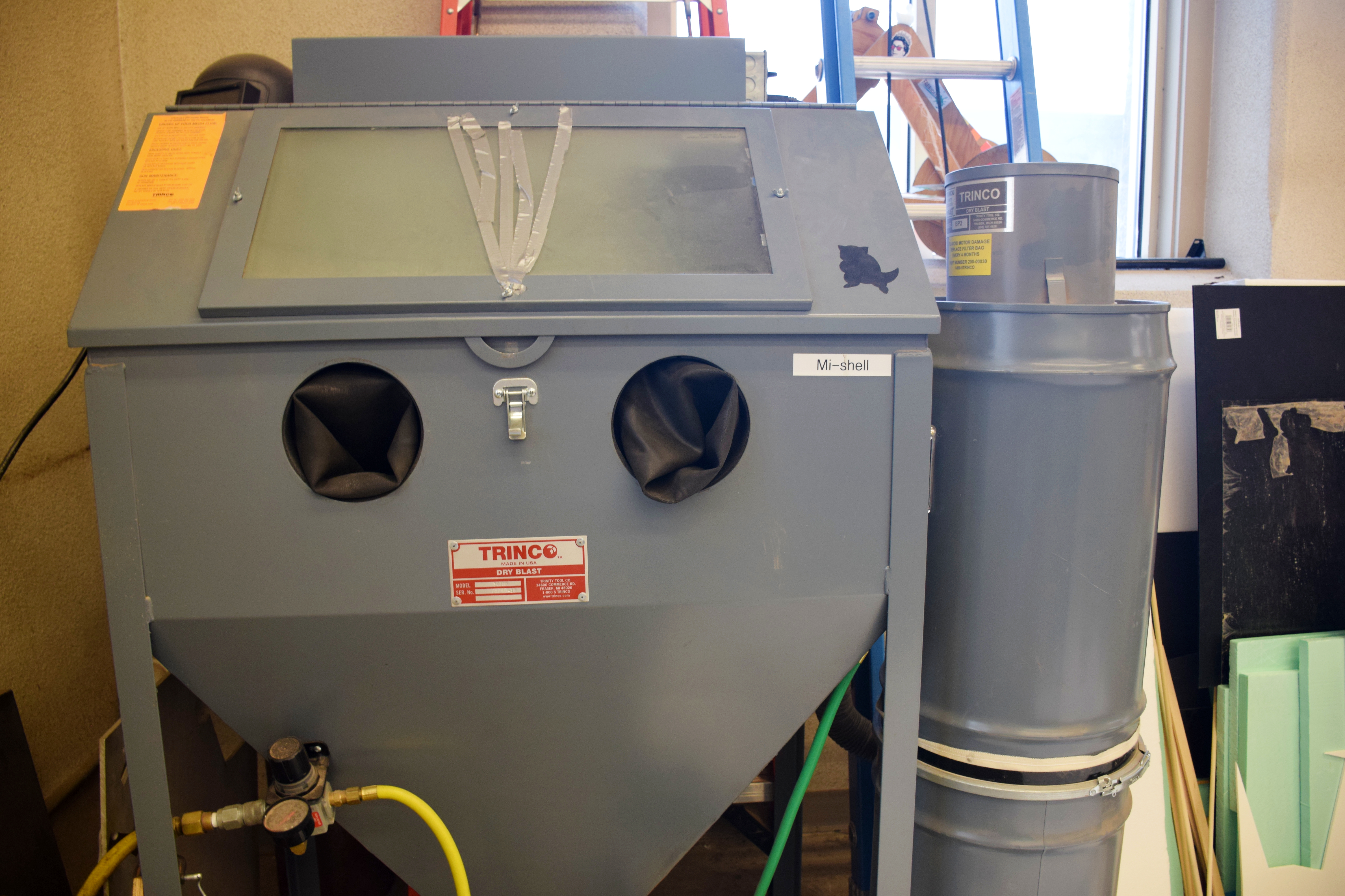 Front View of Large Sand Blaster