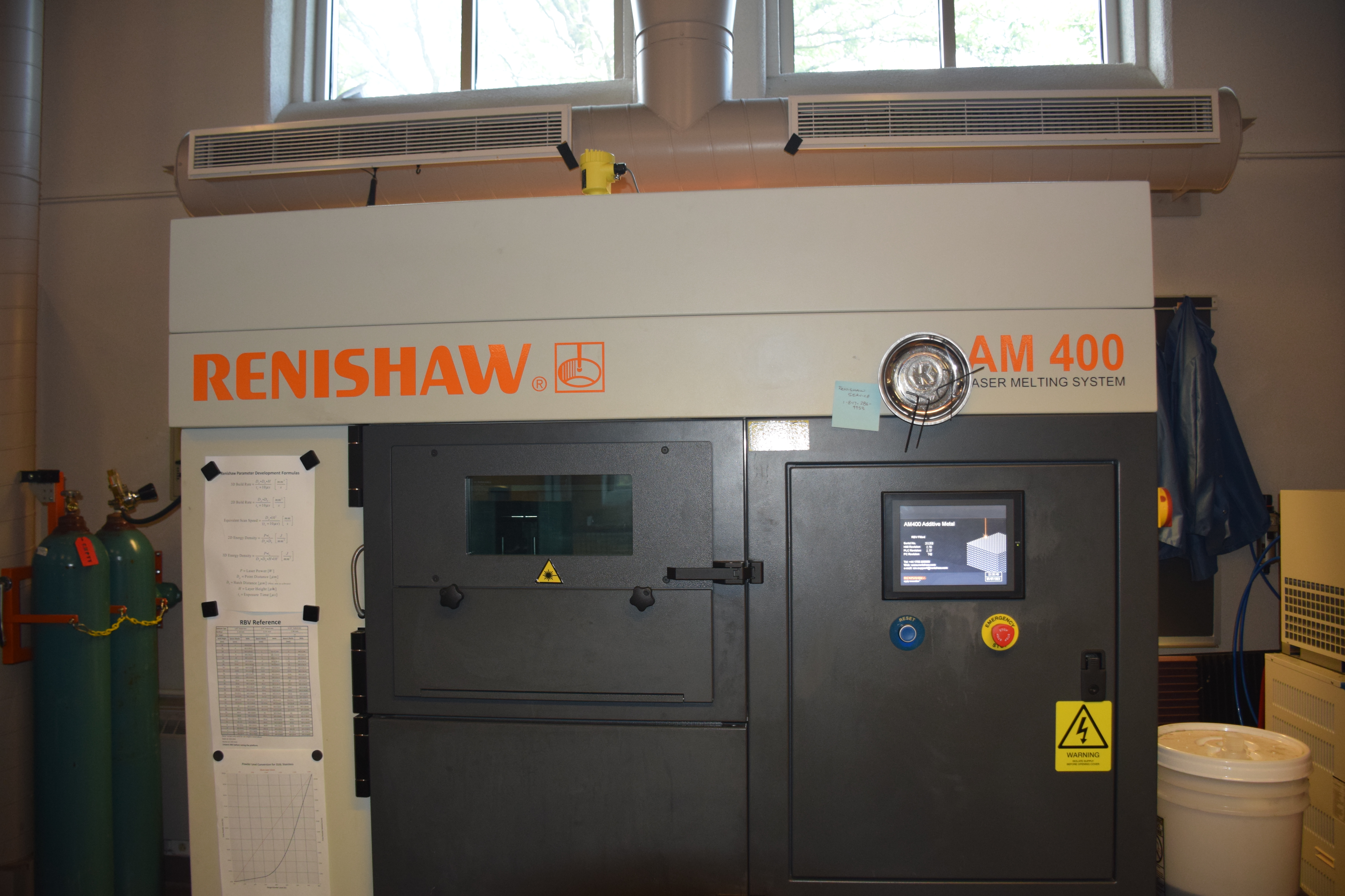 Front View of Large Metal 3D Printer