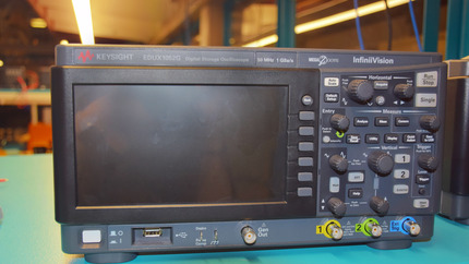 Oscilloscope on a Counter